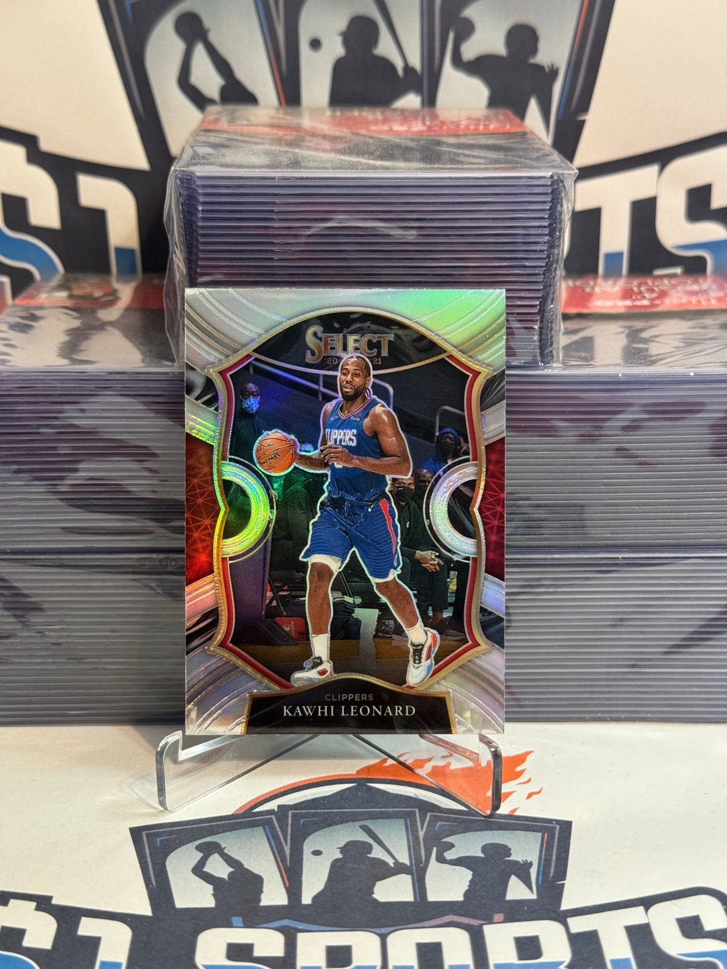 2021 Panini Select (Silver Prizm) Kawhi Leonard #37