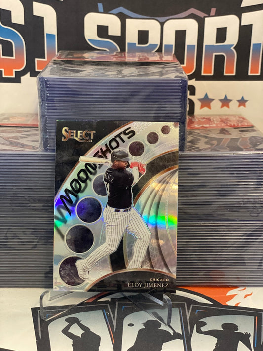 2021 Panini Select (Silver Prizm, Moonshots) Eloy Jimenez #MS-13