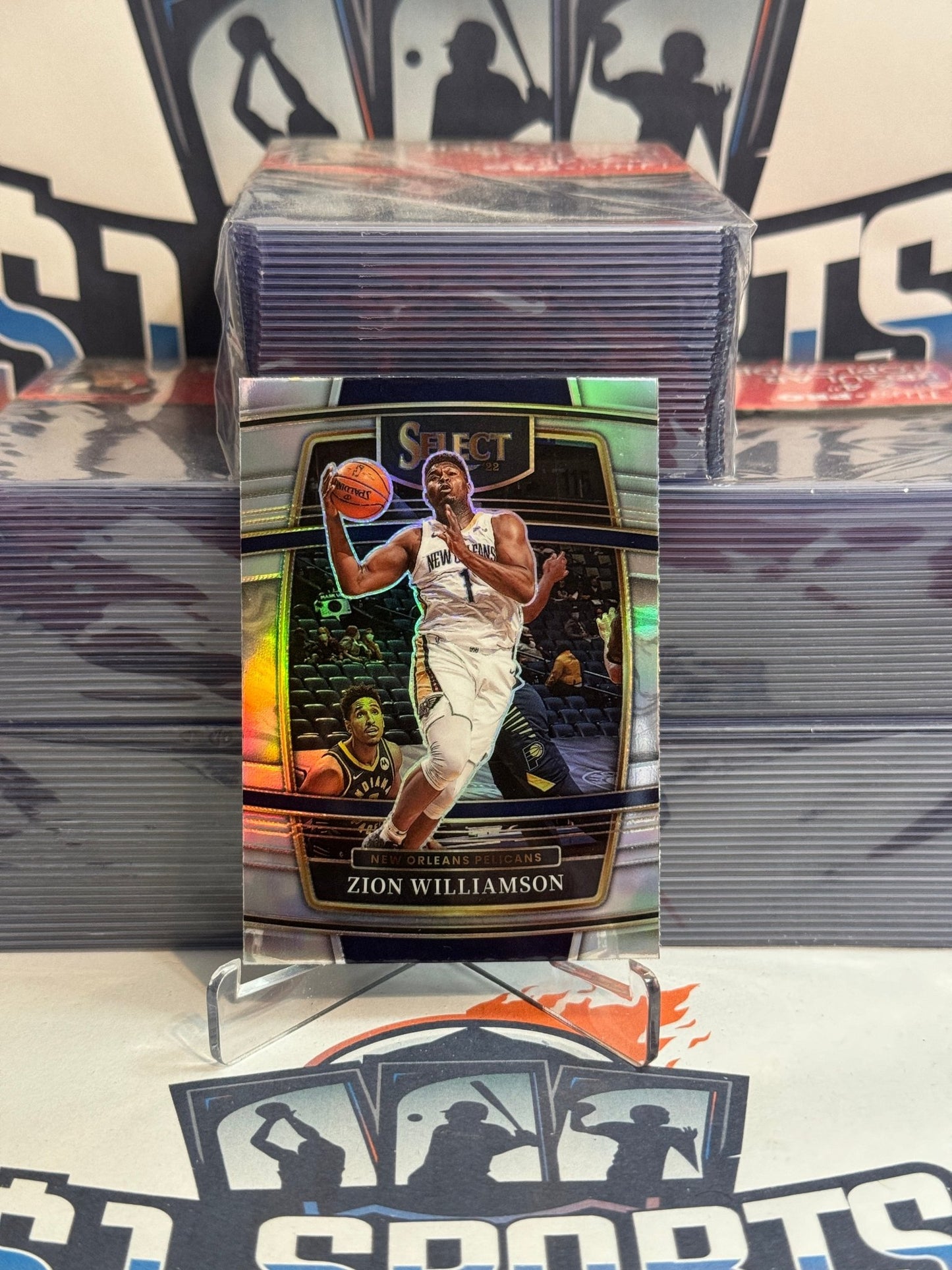 2021 Panini Select (Silver Prizm) Zion Williamson #96