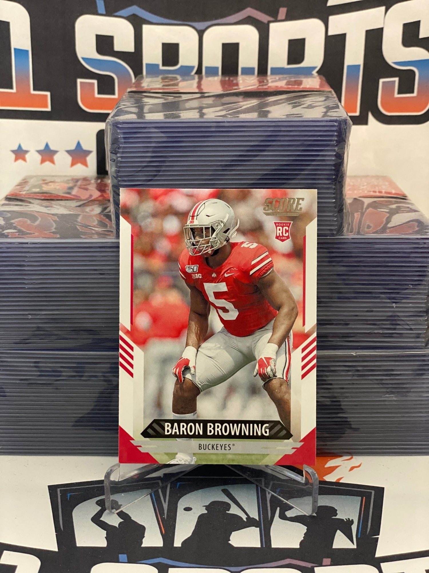 2021 Score Baron Browning Rookie #385