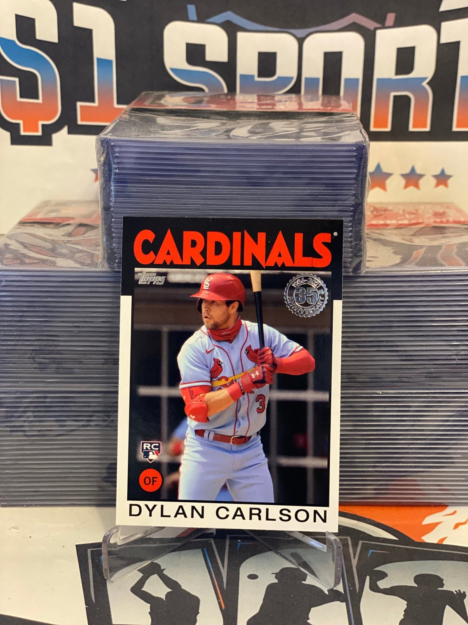 2021 Topps (1986 Redux) Dylan Carlson Rookie #86B-17