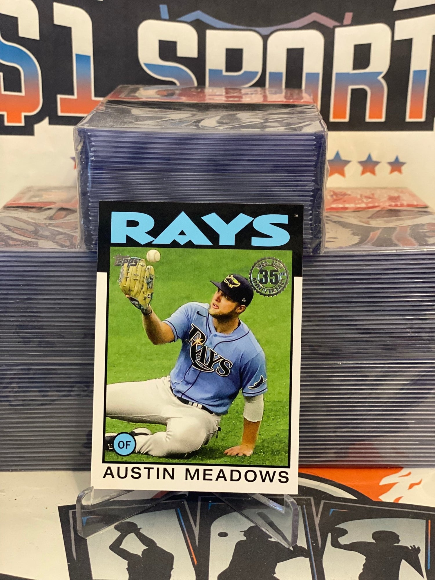 2021 Topps (1986 Topps) Austin Meadows #86B-6