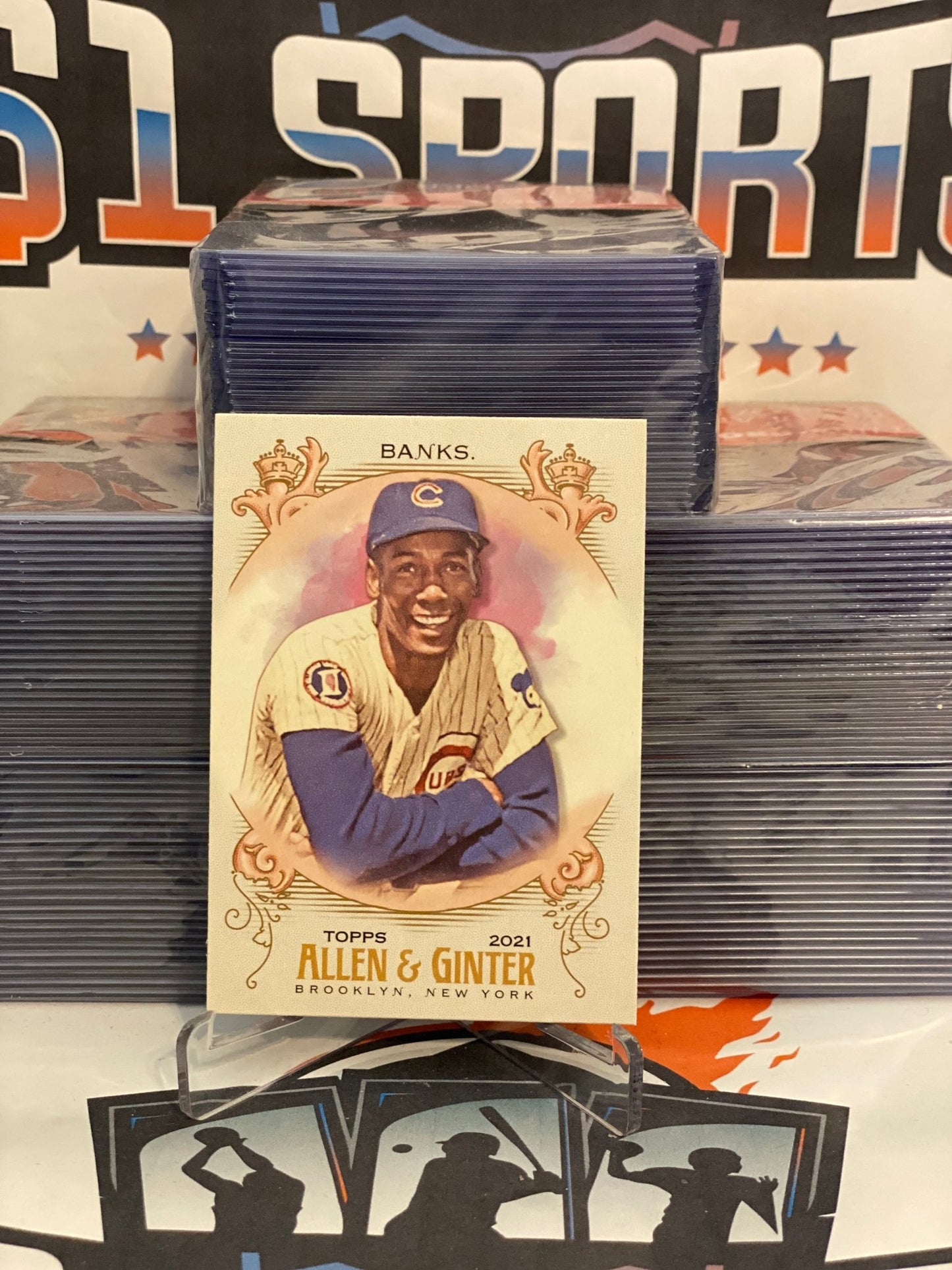 2021 Topps Allen & Ginter Ernie Banks #33