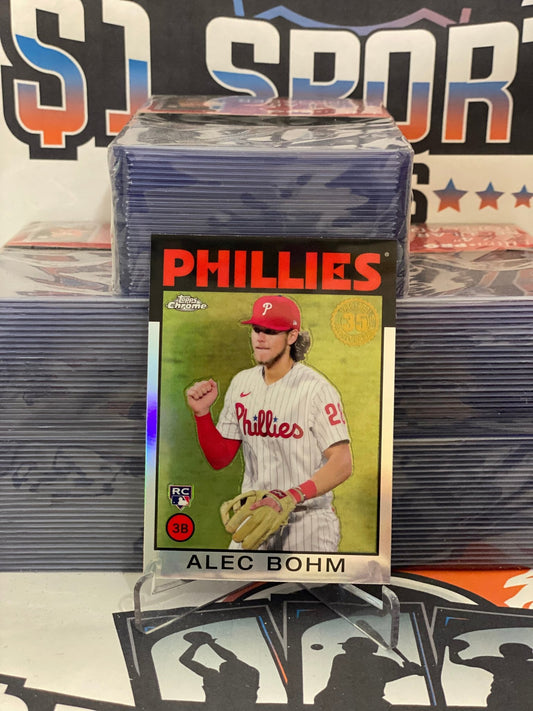 2021 Topps Chrome (1986 Redux) Alec Bohm Rookie #86BC-14