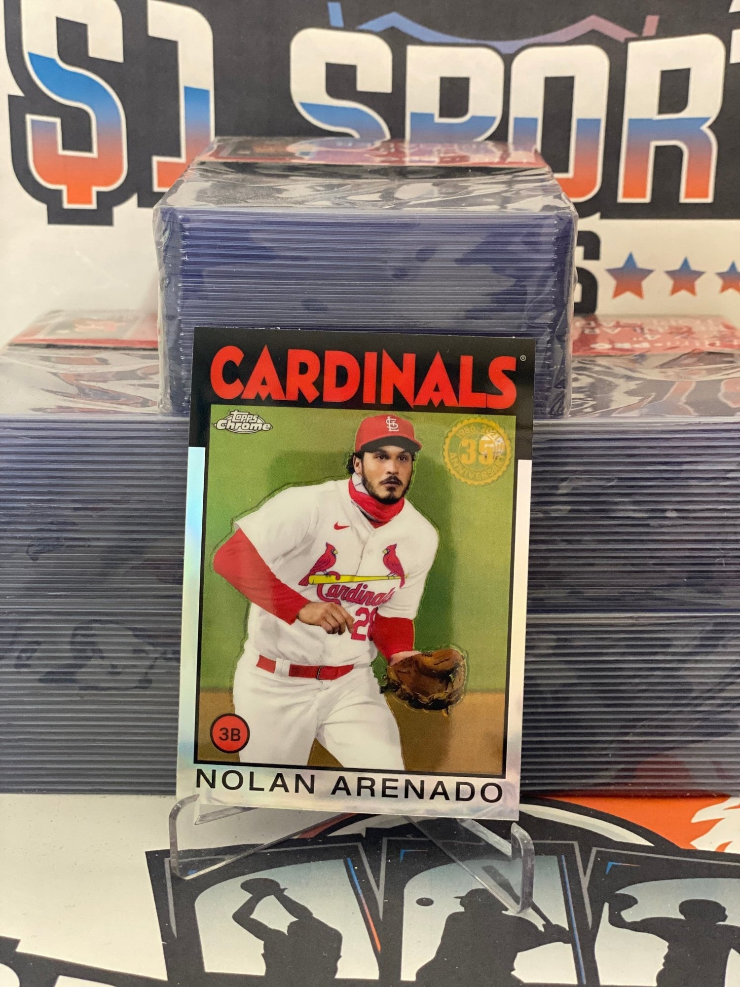 2021 Topps Chrome (1986 Redux) Nolan Arenado #86BC-5