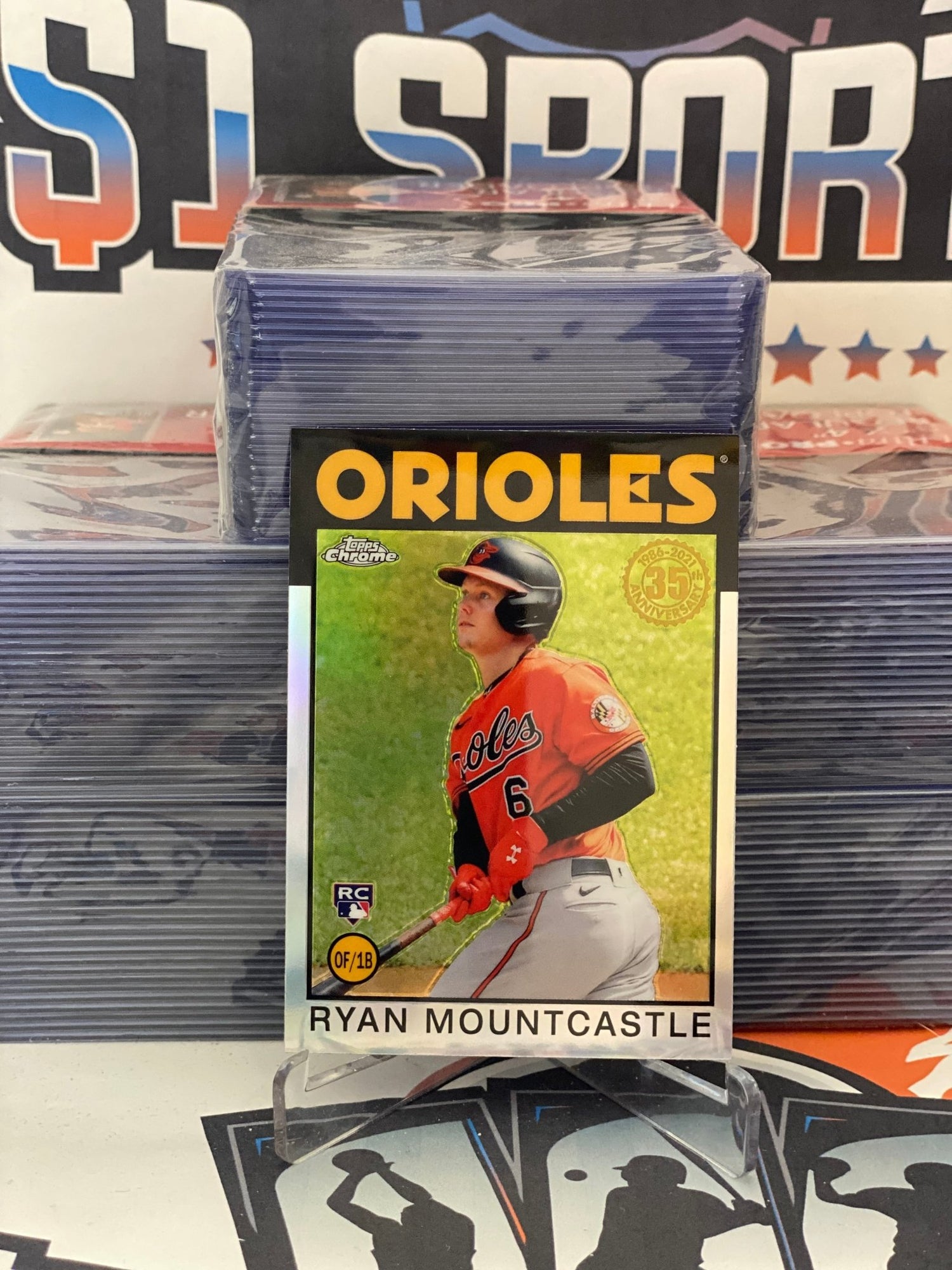 2021 Topps Chrome (1986 Redux) Ryan Mountcastle #86BC-17