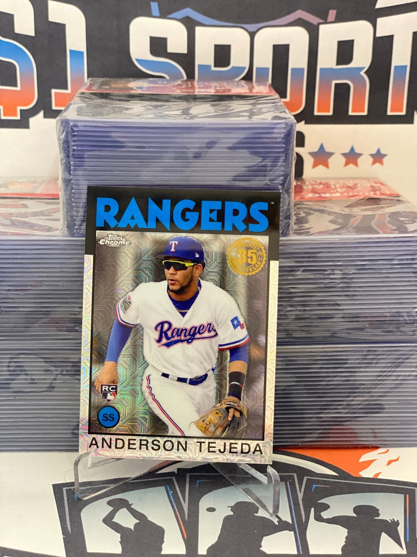 2021 Topps Chrome (1986 Redux Silver Refractor) Anderson Tejada Rookie #86BC-45