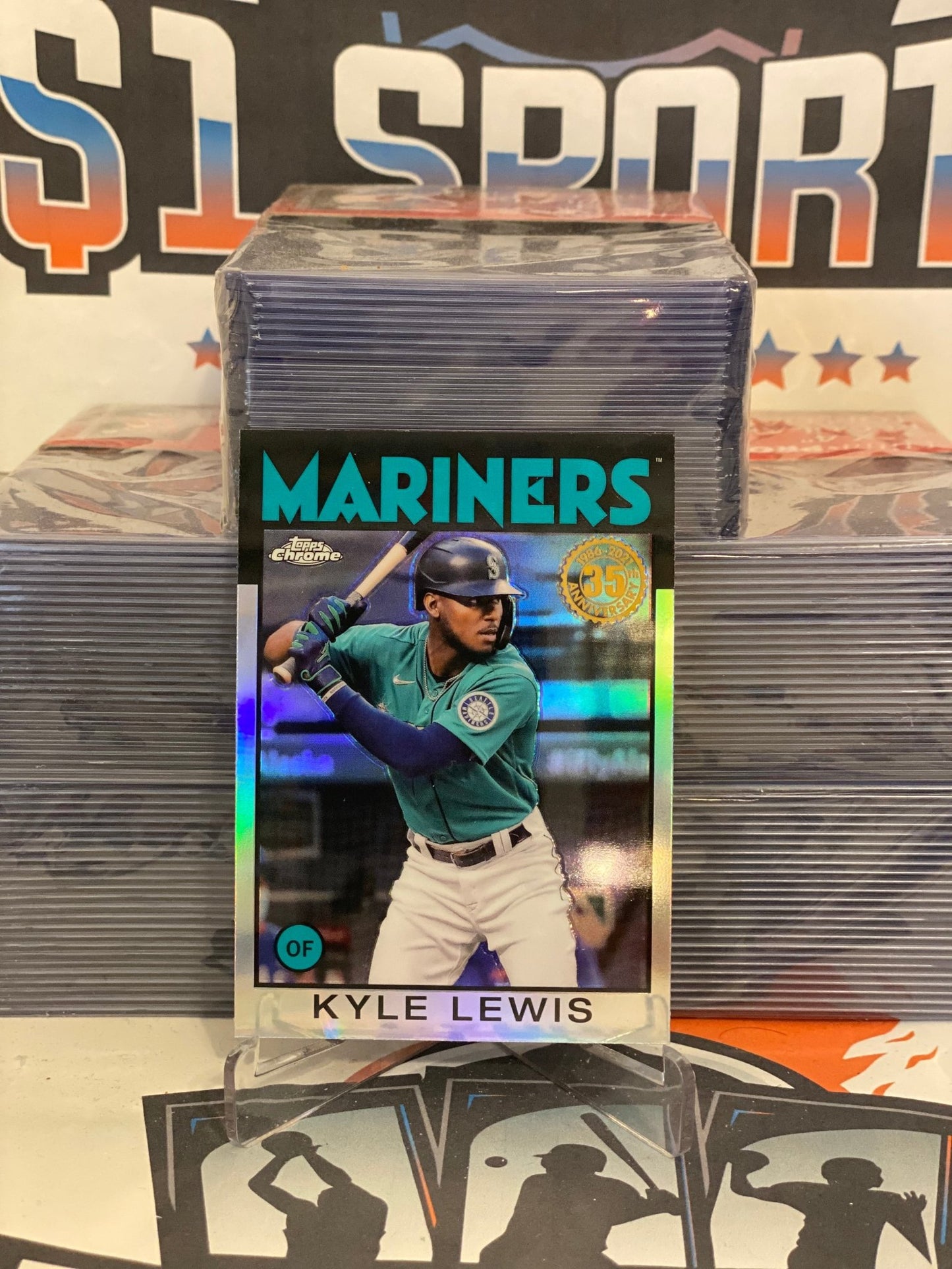 2021 Topps Chrome (1986 Topps) Kyle Lewis #86BC-2