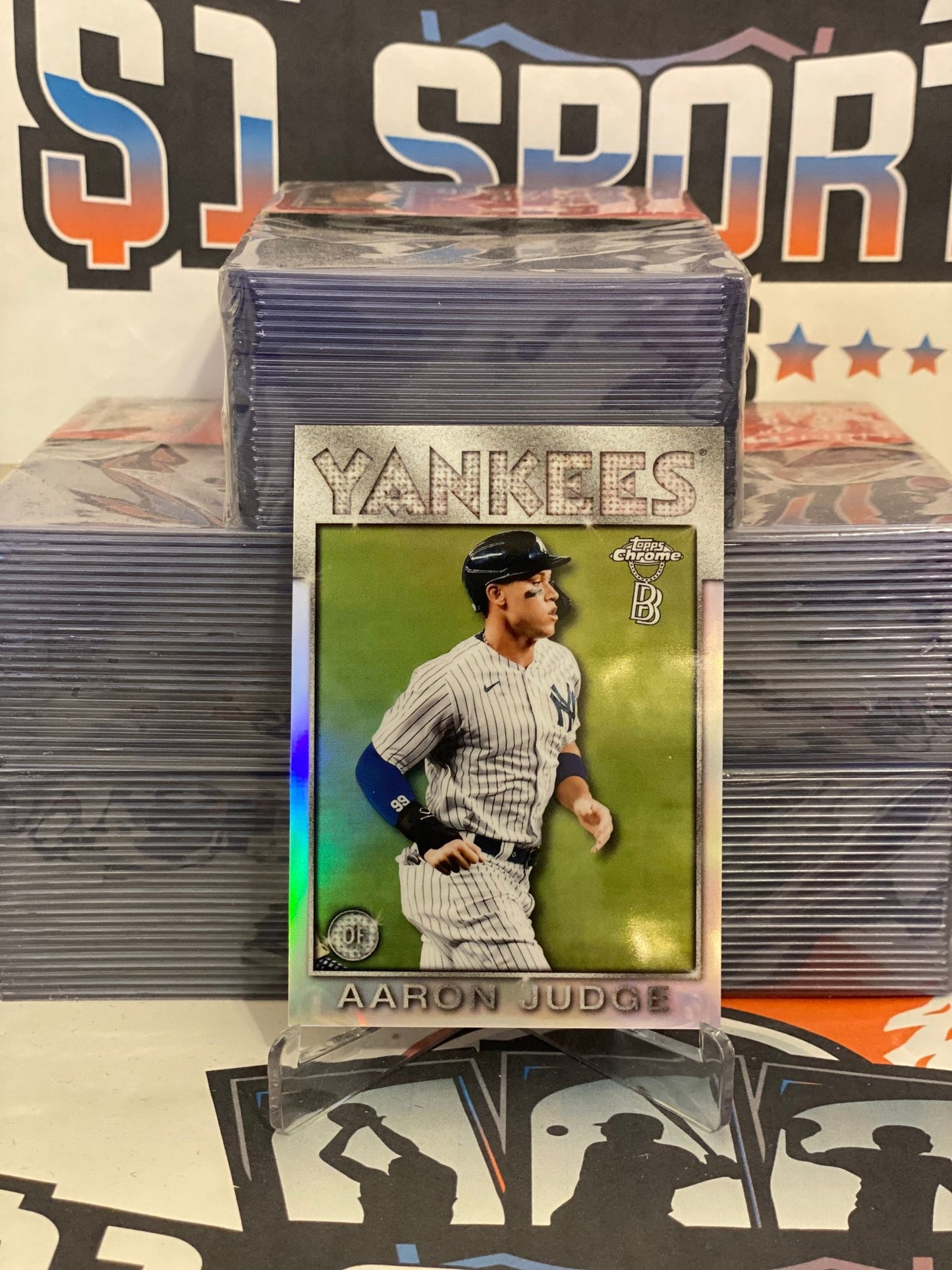 2021 Topps Chrome Ben Baller (1986 Redux) Aaron Judge #86TB-1