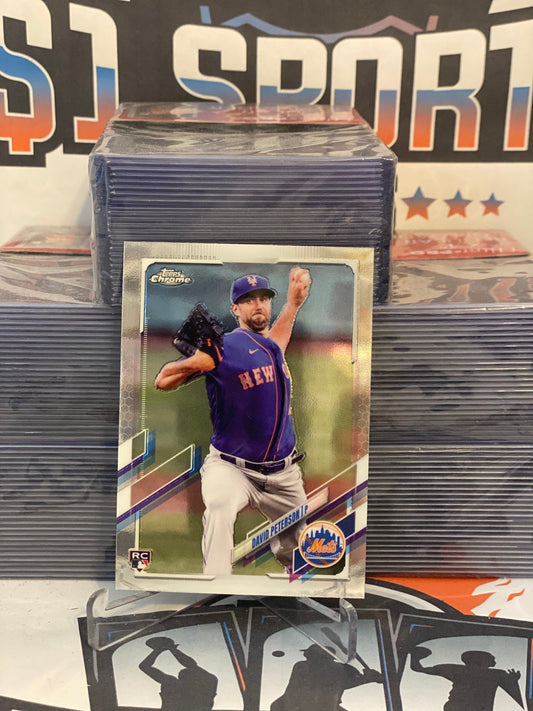 2021 Topps Chrome David Peterson Rookie #133