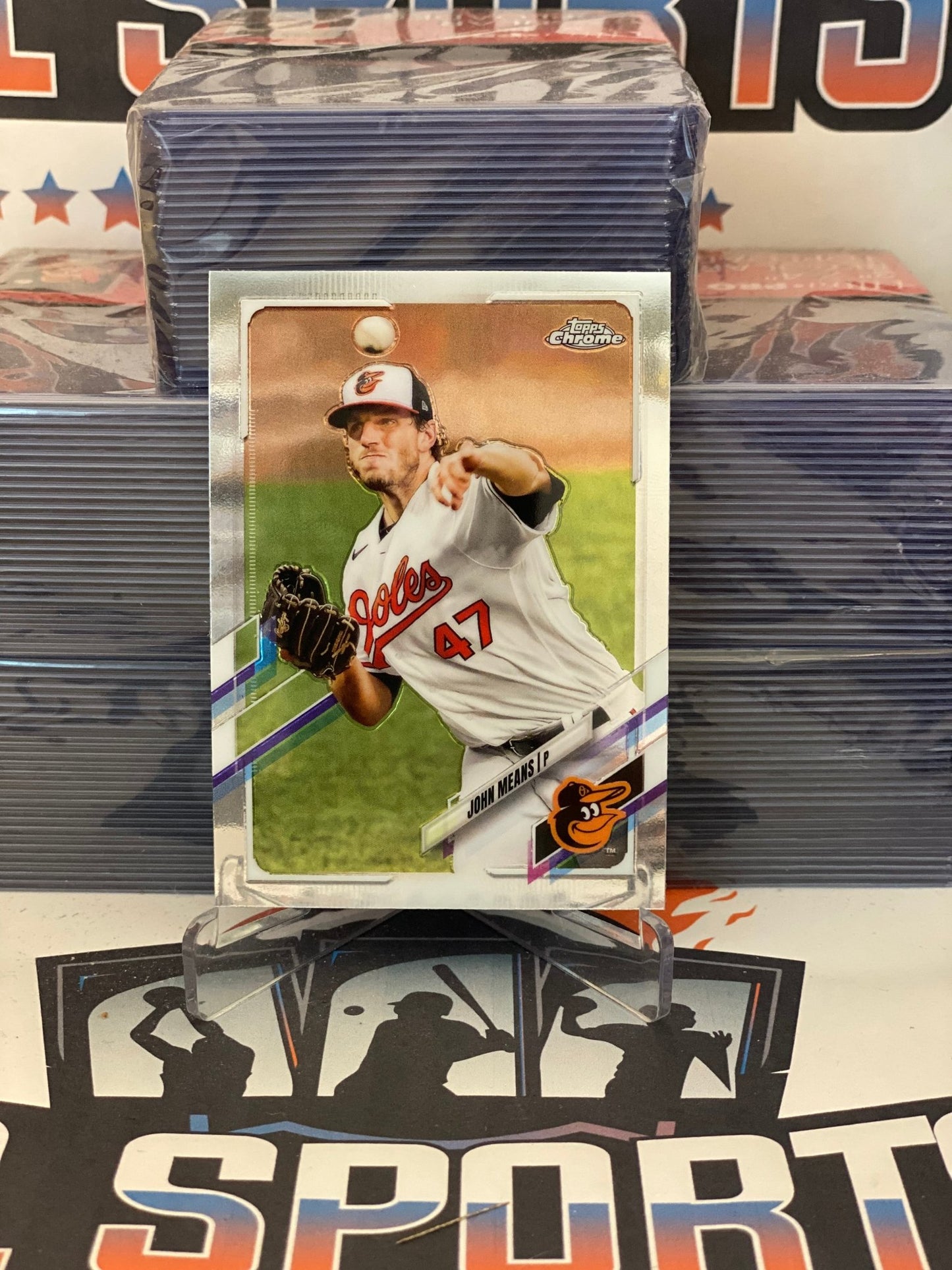 2021 Topps Chrome John Means #72