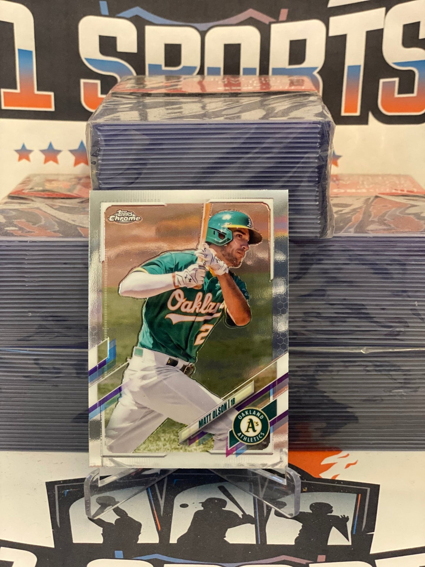 2021 Topps Chrome Matt Olson #48