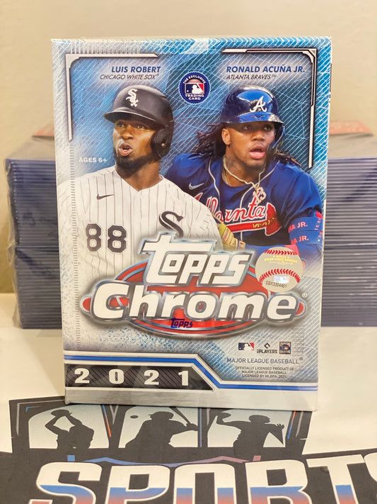 2021 Topps Chrome MLB Baseball Blaster Box