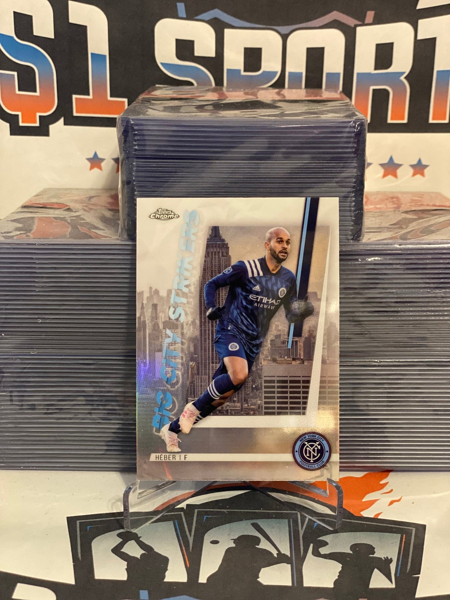 2021 Topps Chrome MLS (Big City Strikers) Heber #BCS-7