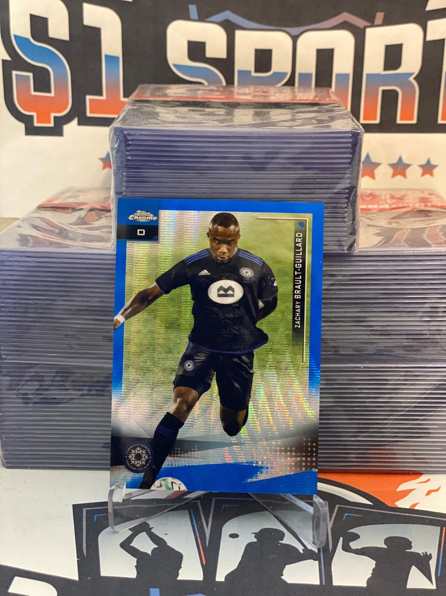 2021 Topps Chrome MLS (Blue Wave Refractor 143/199) Zachary Brault-Guillard #110