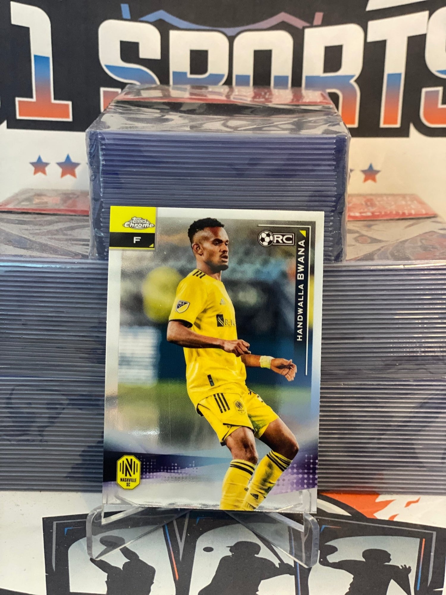 2021 Topps Chrome MLS Handwalla Bwana Rookie #129