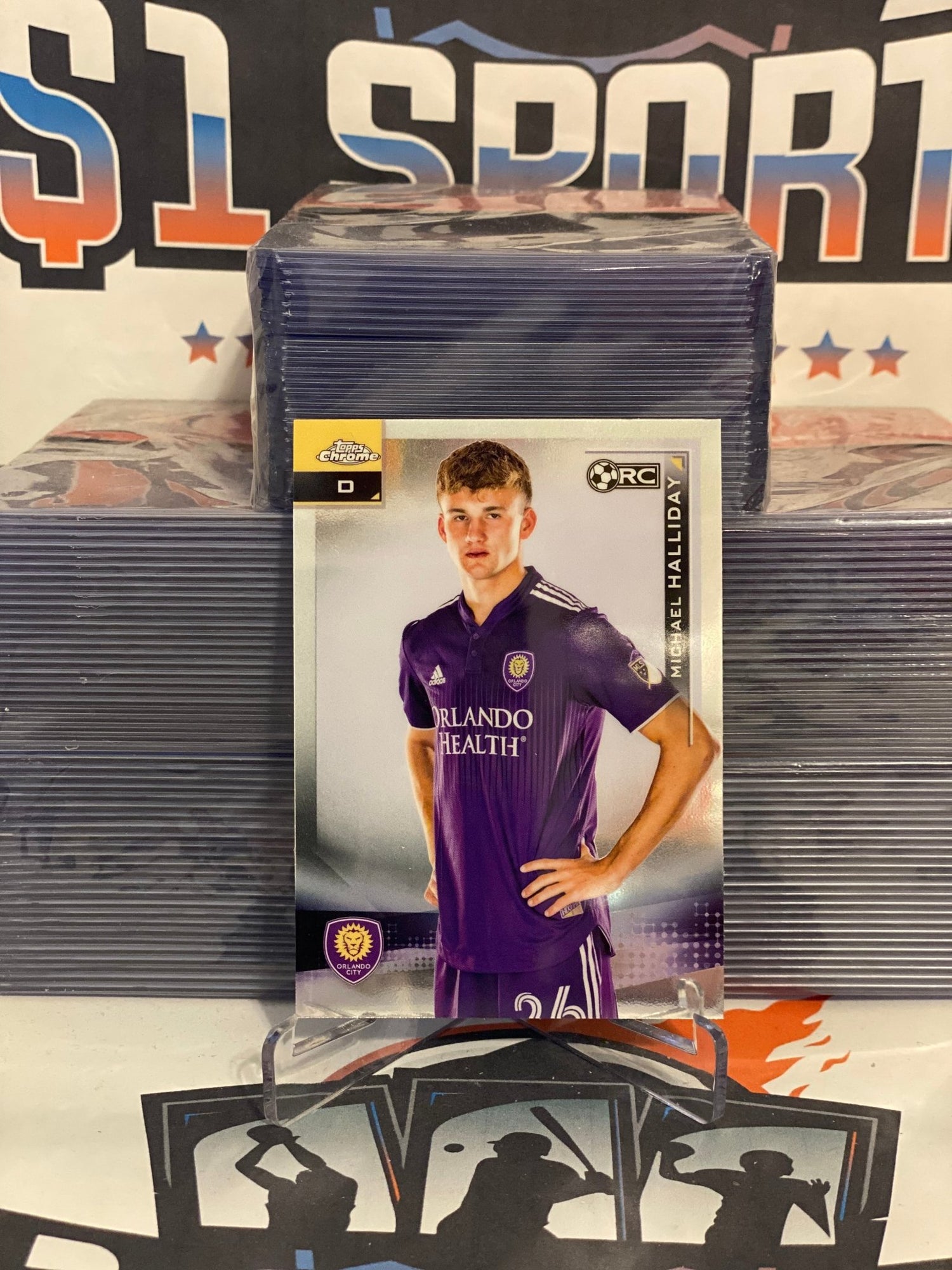 2021 Topps Chrome MLS Michael Halliday Rookie #130