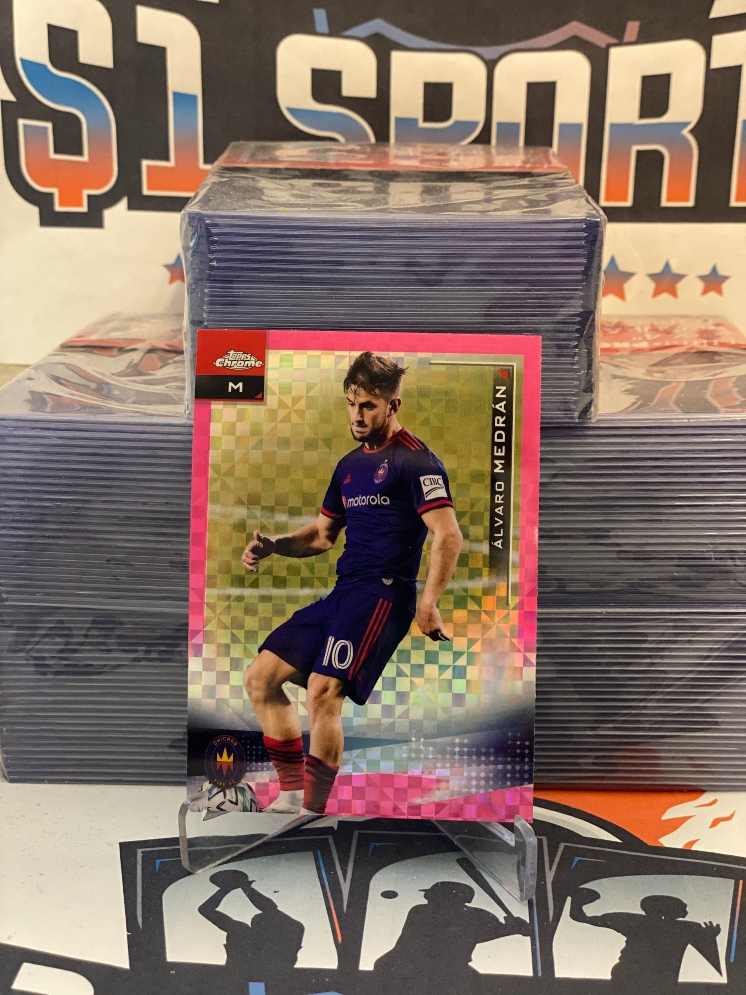 2021 Topps Chrome MLS (Pink X-Fractor Refractor) Alvaro Medran #5