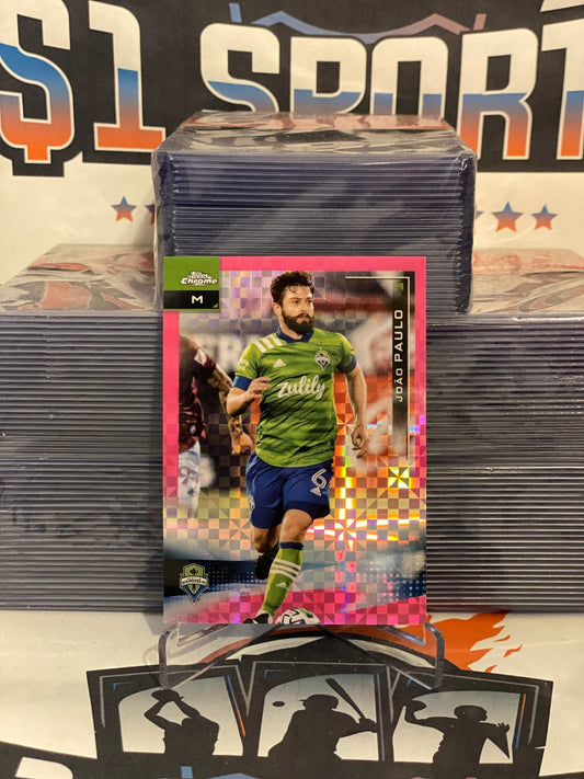 2021 Topps Chrome MLS (Pink X-Fractor Refractor) Joao Paulo #86