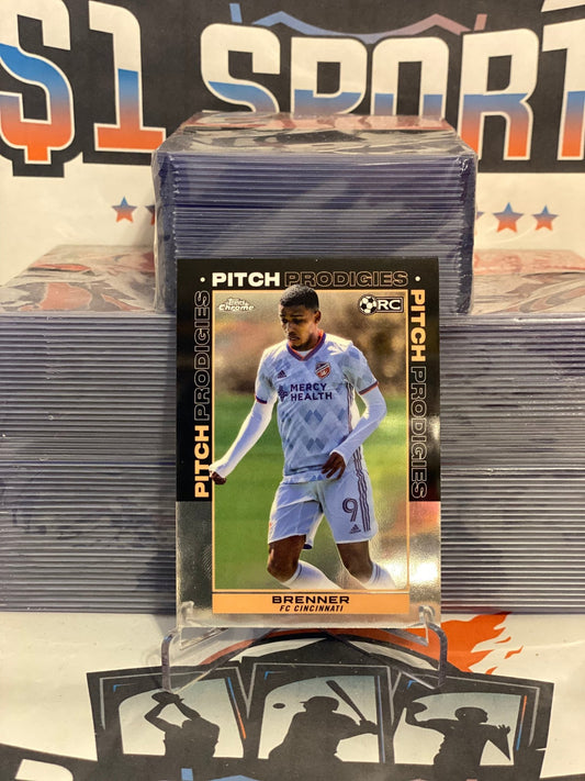 2021 Topps Chrome MLS (Pitch Prodigies) Brenner Rookie #185