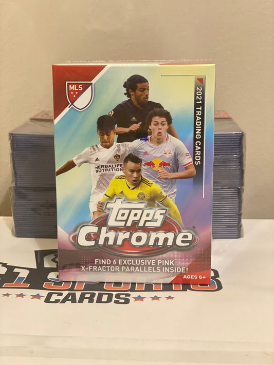 2021 Topps Chrome MLS Soccer Blaster Box