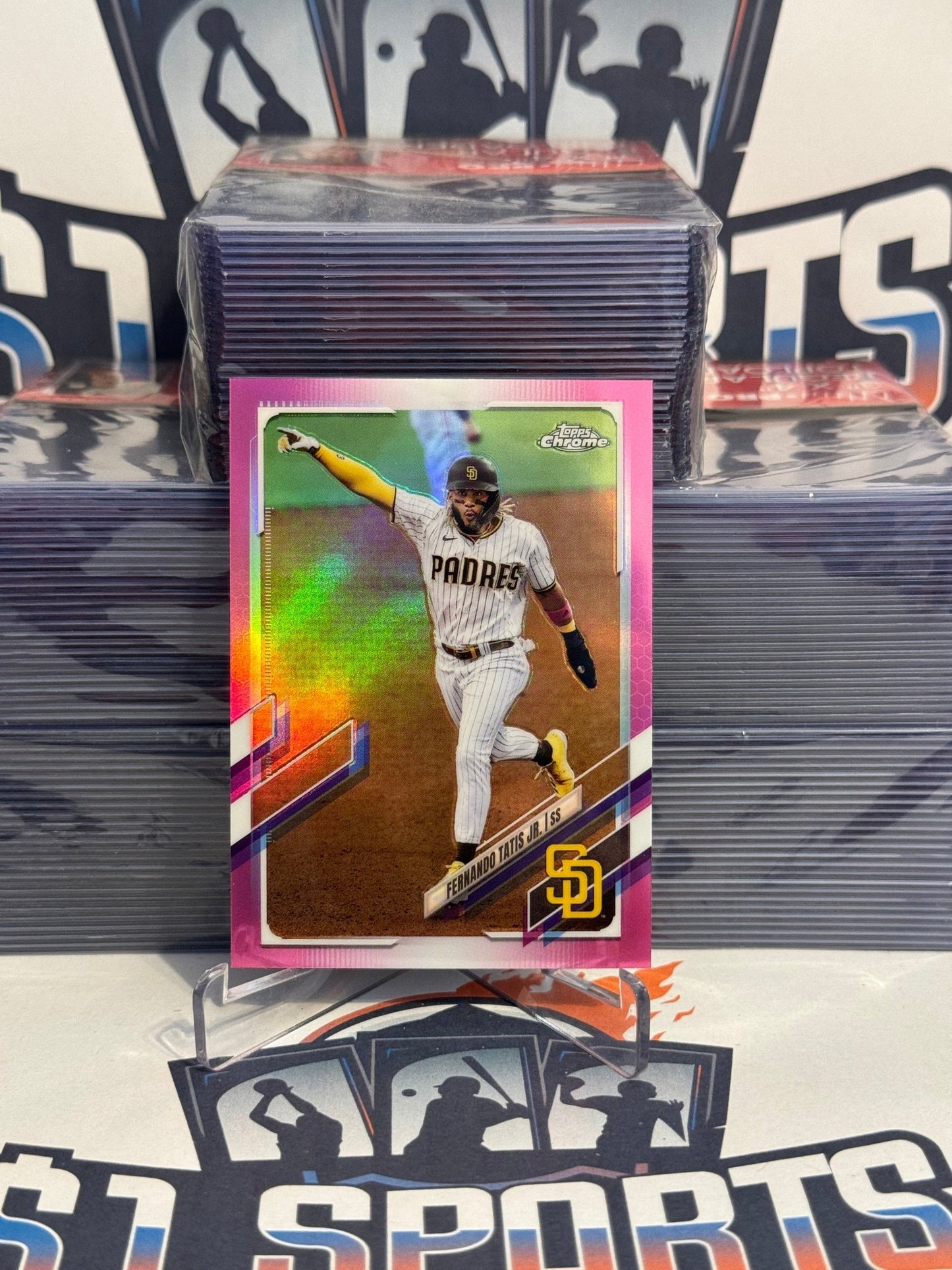 2021 Topps Chrome (Pink Refractor) Fernando Tatis Jr. #1