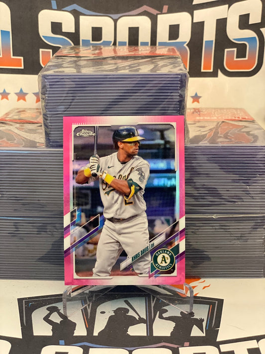 2021 Topps Chrome (Pink Refractor) Khris Davis #216