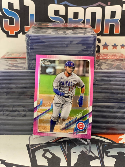 2021 Topps Chrome (Pink Refractor) Kris Bryant #40