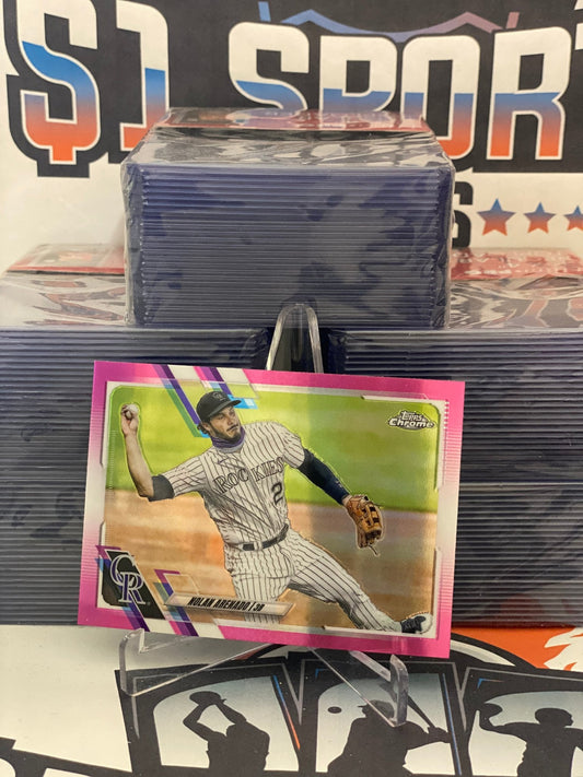 2021 Topps Chrome (Pink Refractor) Nolan Arenado #84