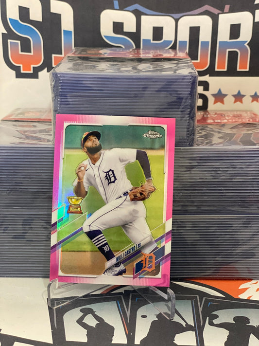2021 Topps Chrome (Pink Refractor, Rookie Cup) Willi Castro #22