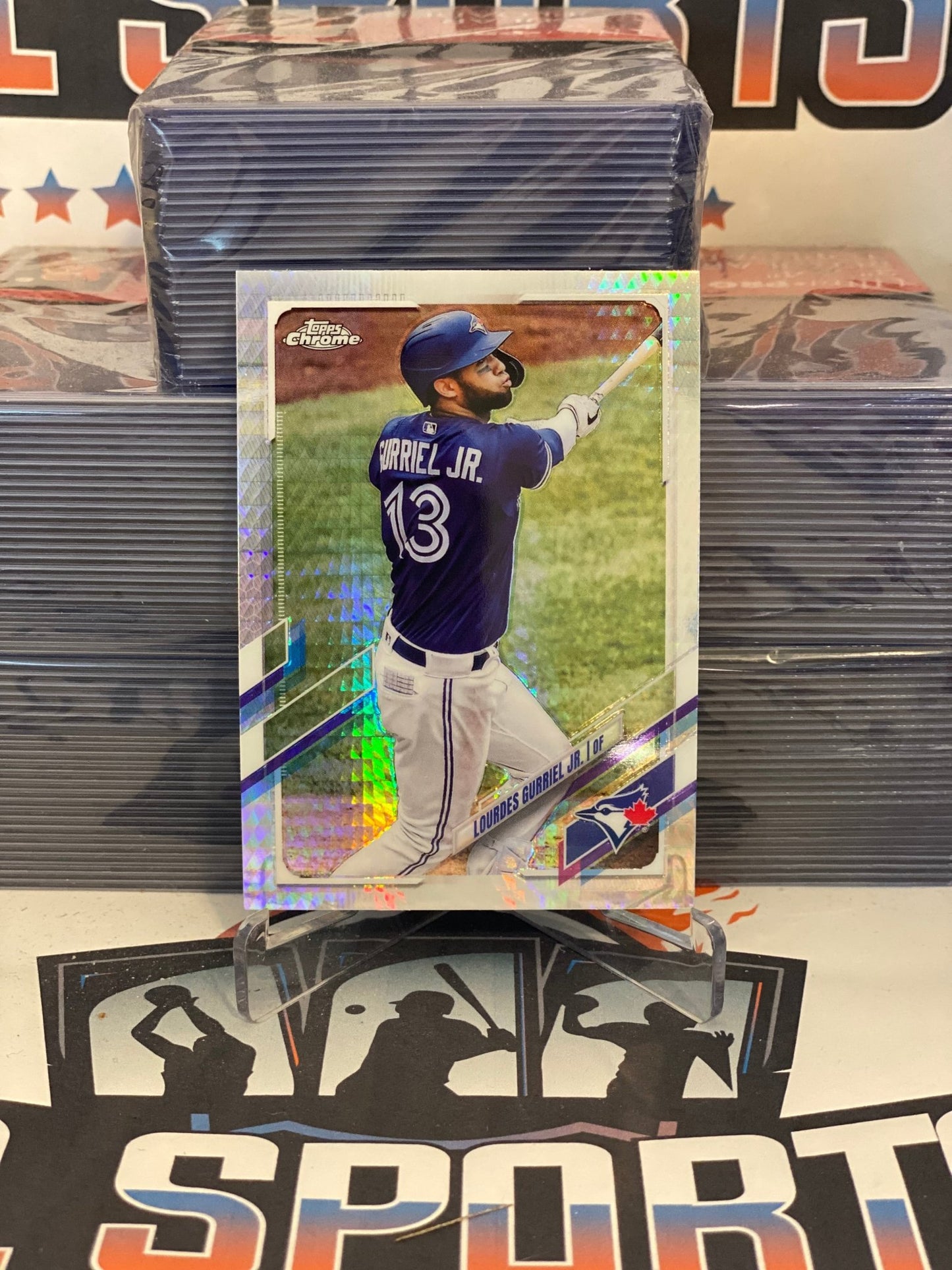 2021 Topps Chrome (Prism Refractor) Lourdes Gurriel Jr. #64