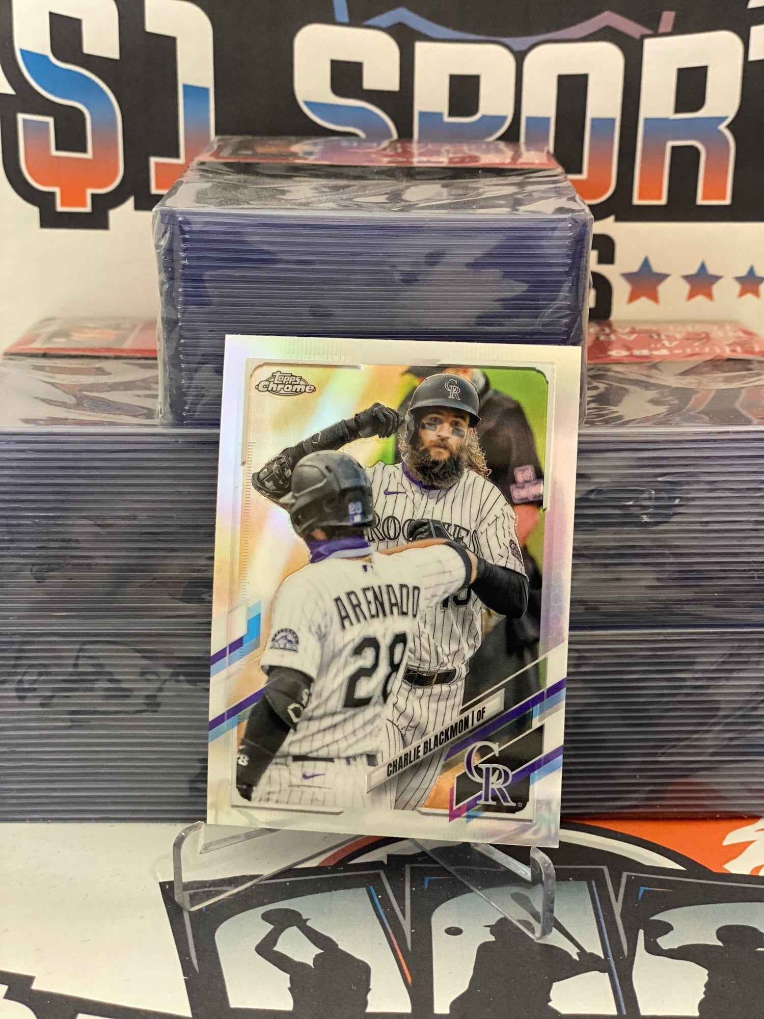 2021 Topps Chrome (Refractor) Charlie Blackmon #67