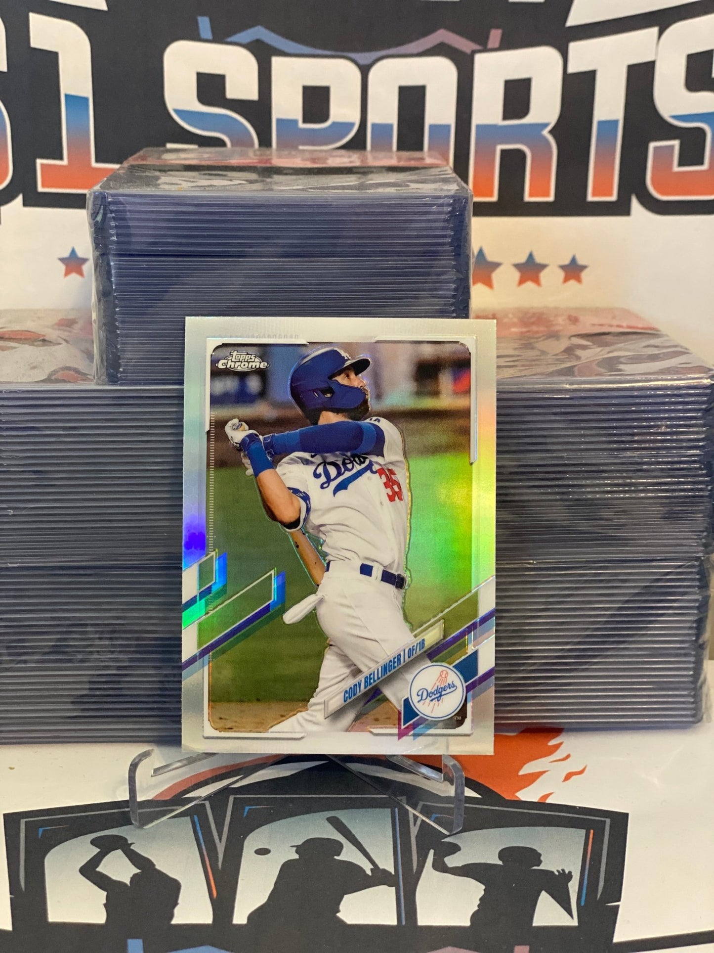 2021 Topps Chrome (Refractor) Cody Bellinger #100