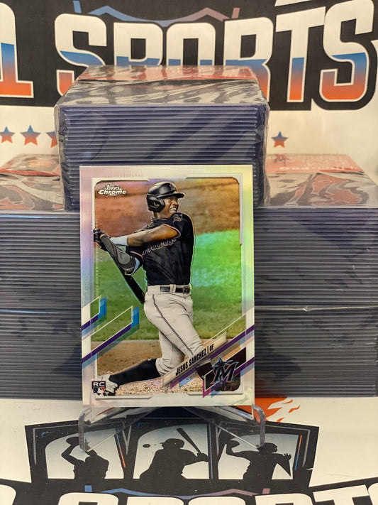 2021 Topps Chrome (Refractor) Jesus Sanchez Rookie #101