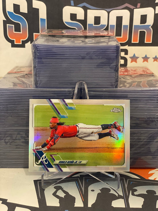 2021 Topps Chrome (Refractor) Ronald Acuna Jr. #50
