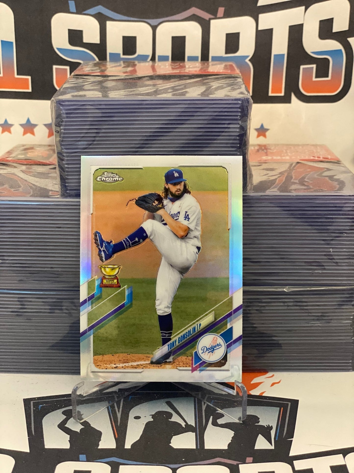 2021 Topps Chrome (Refractor, Rookie Cup) Tony Gonsolin #183