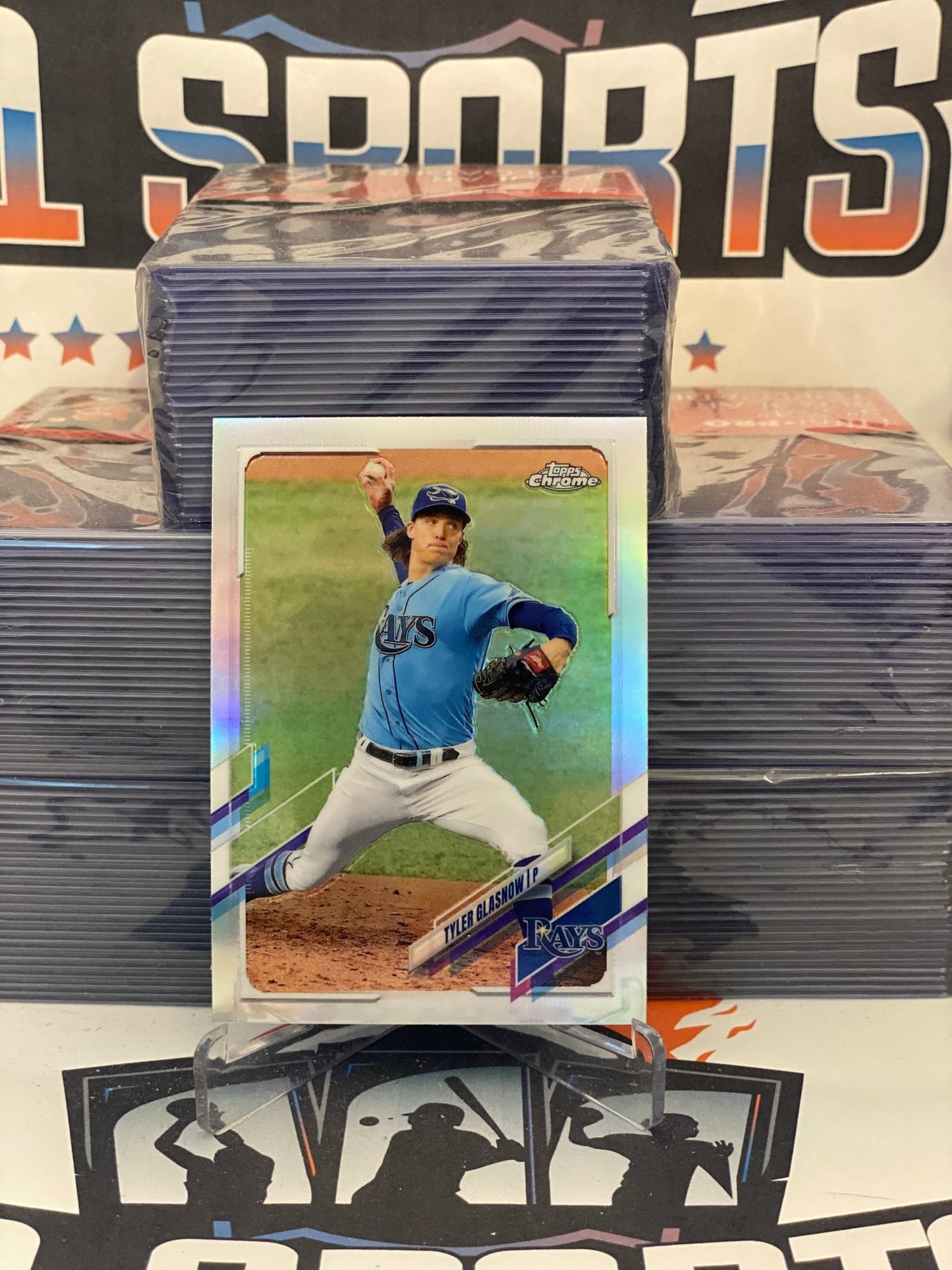 2021 Topps Chrome (Refractor) Tyler Glasnow #129