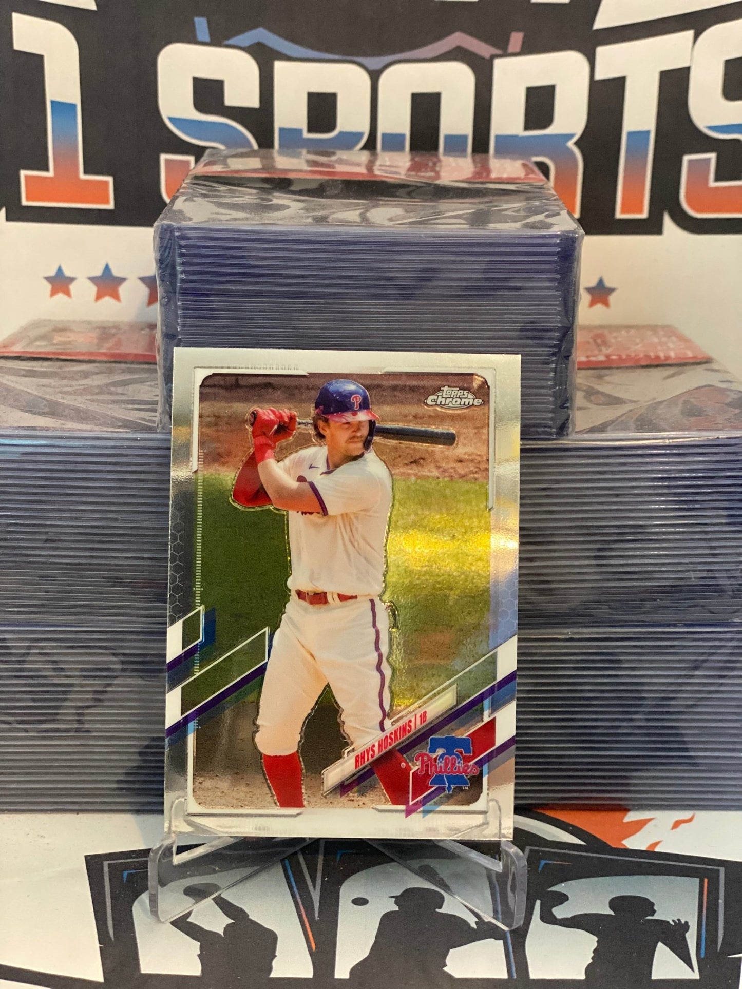 2021 Topps Chrome Rhys Hoskins #182