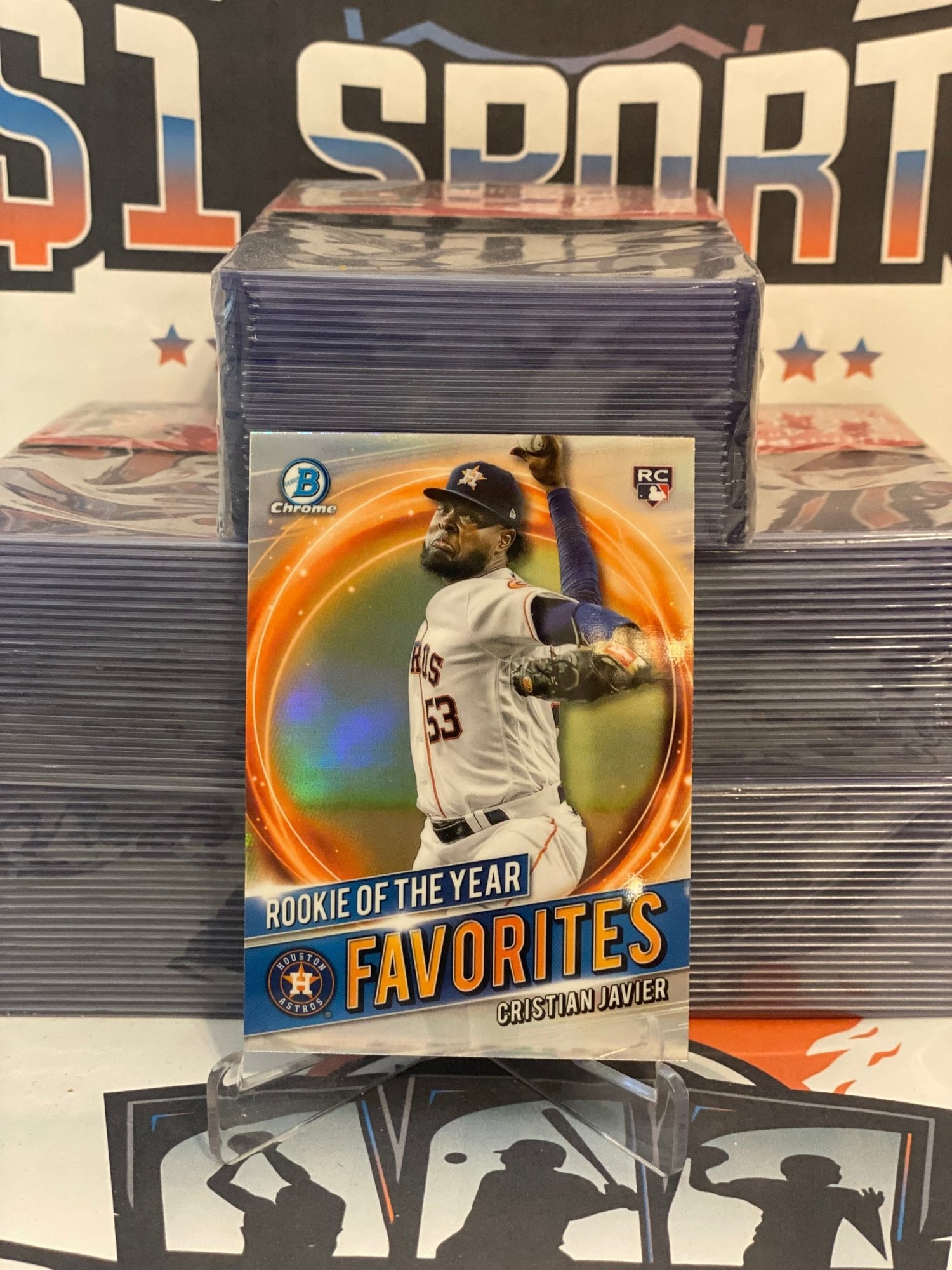 2021 Bowman Chrome (Rookie of the Year Favorites) Cristian Javier