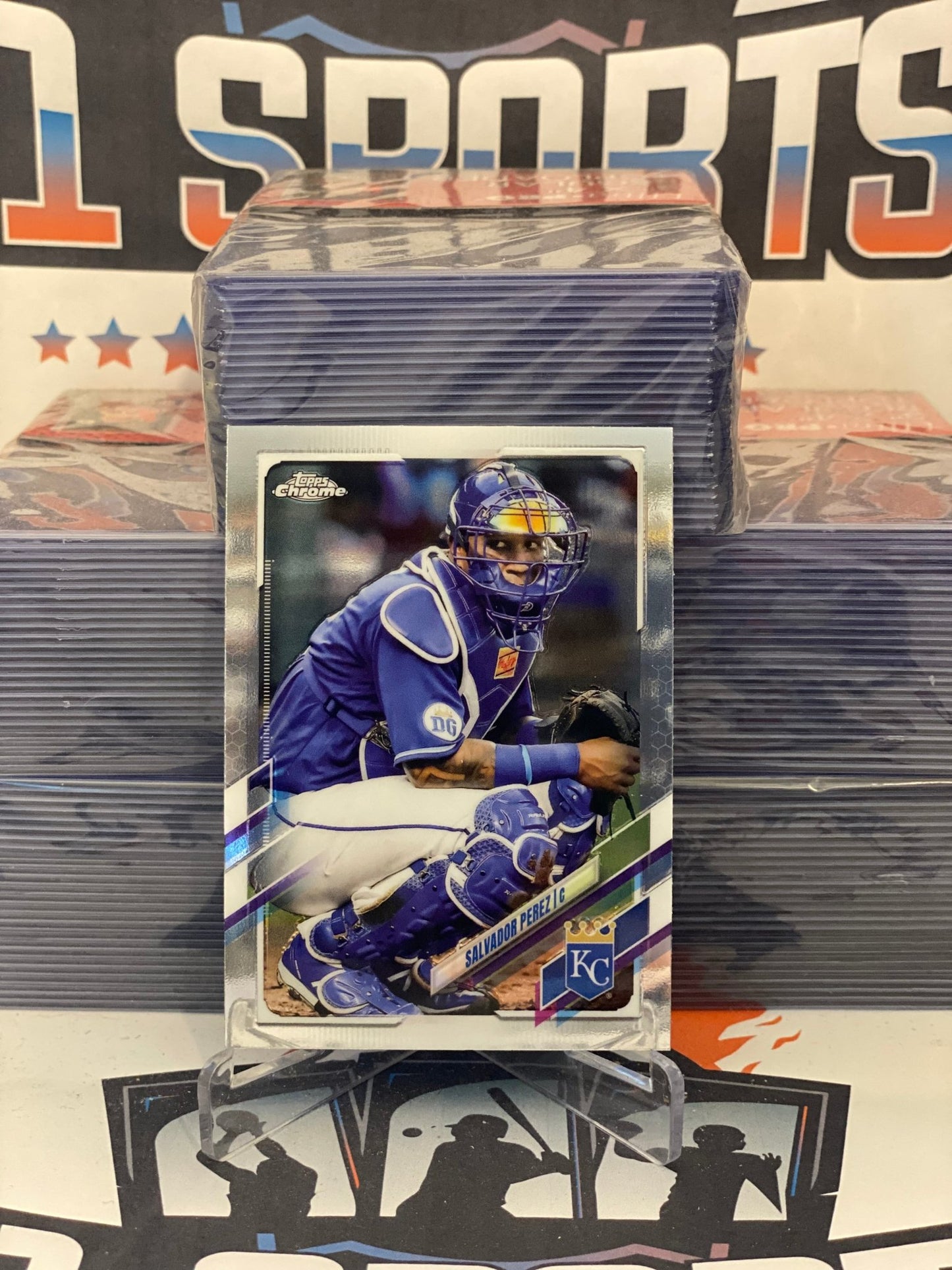 2021 Topps Chrome Salvador Perez #155