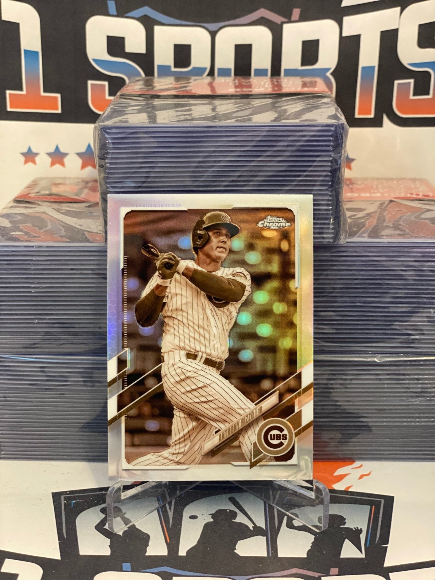 2021 Topps Chrome (Sepia Refractor) Anthony Rizzo #165