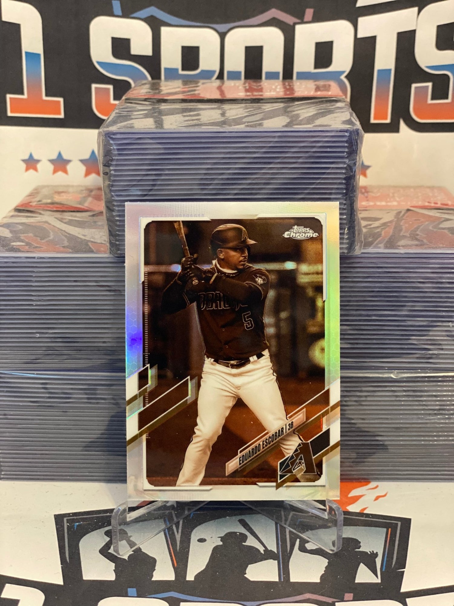 2021 Topps Chrome (Sepia Refractor) Eduardo Escobar #73