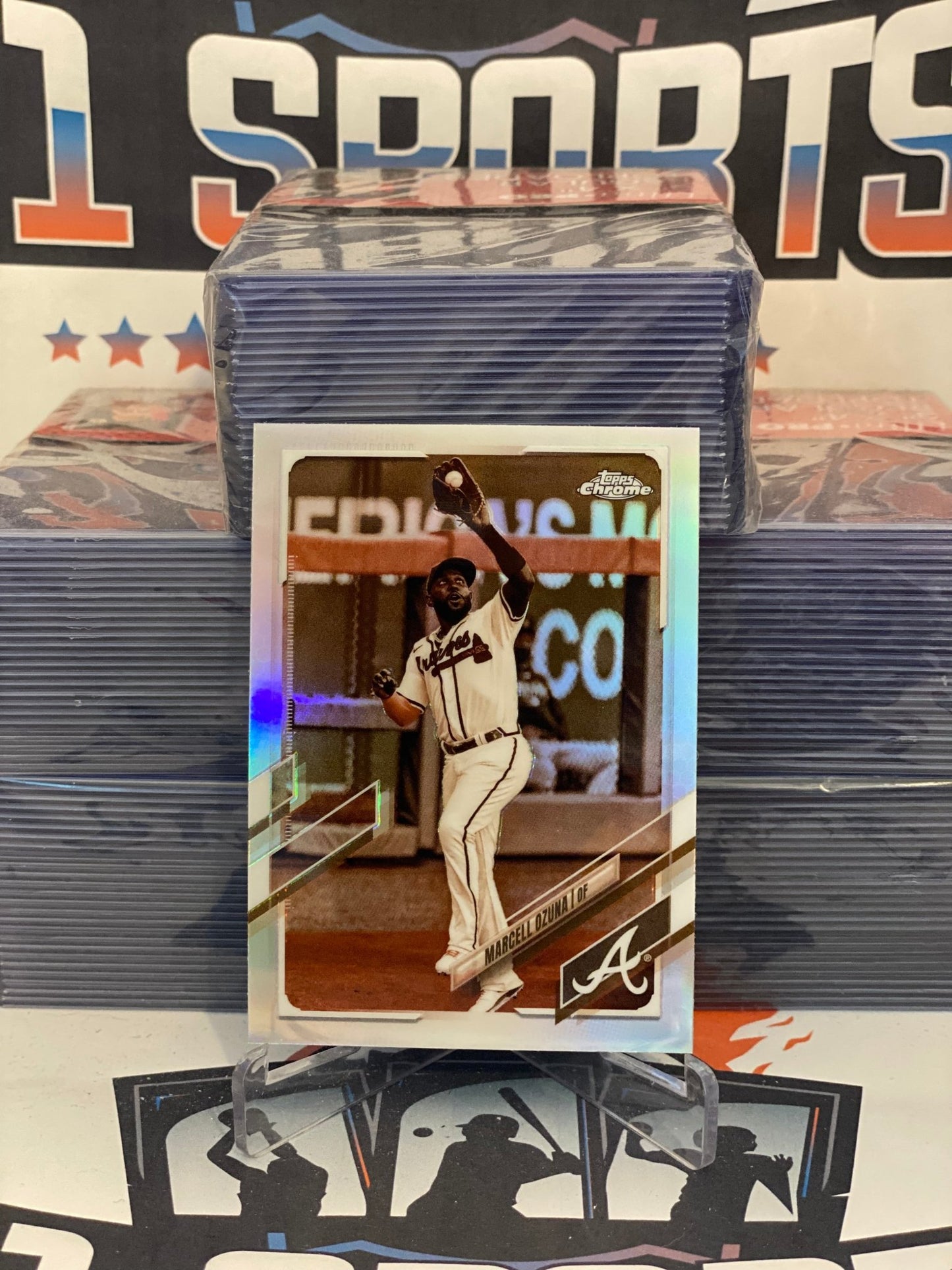 2021 Topps Chrome (Sepia Refractor) Marcell Ozuna #202