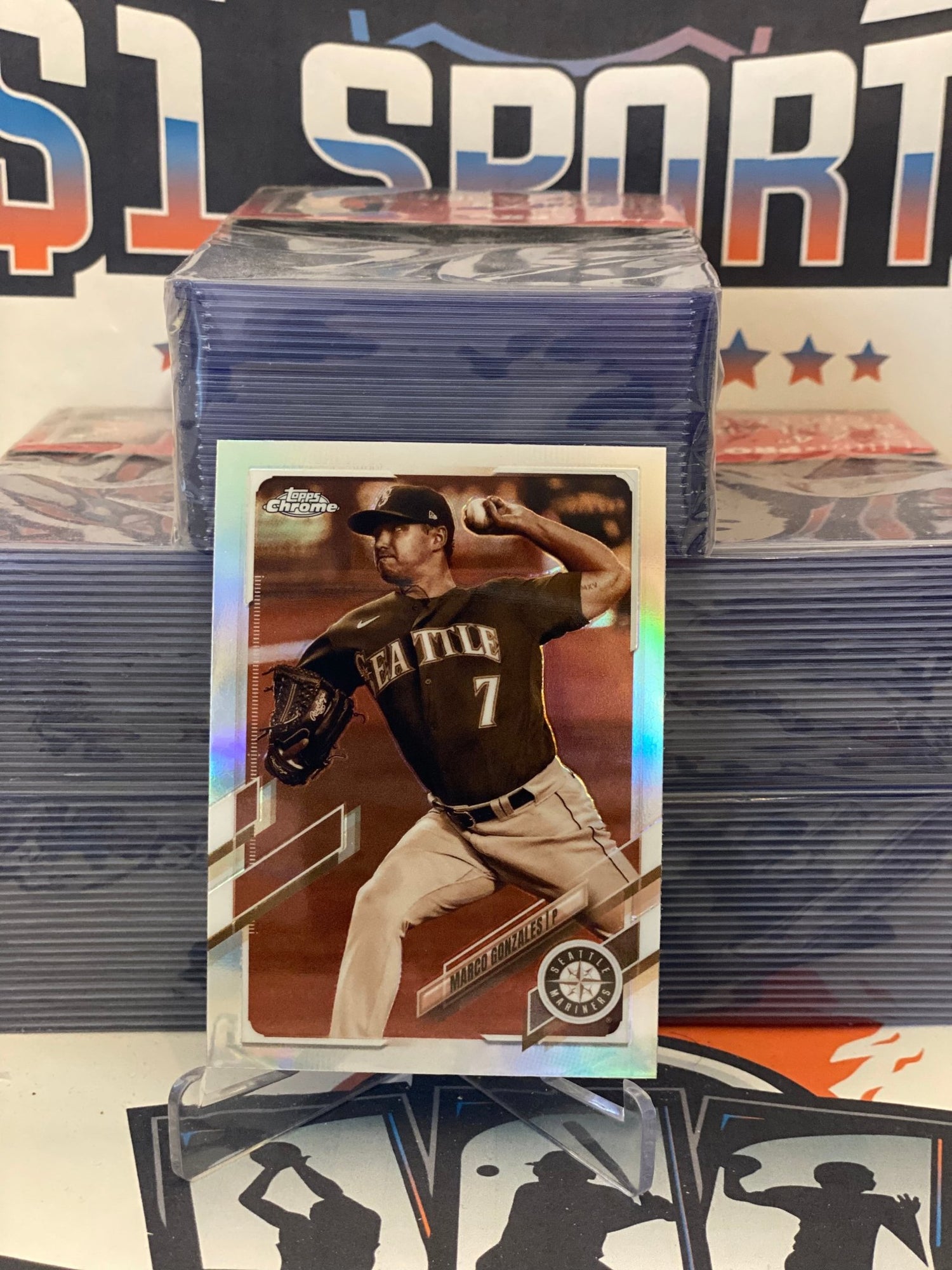 2021 Topps Chrome (Sepia Refractor) Marco Gonzales #152