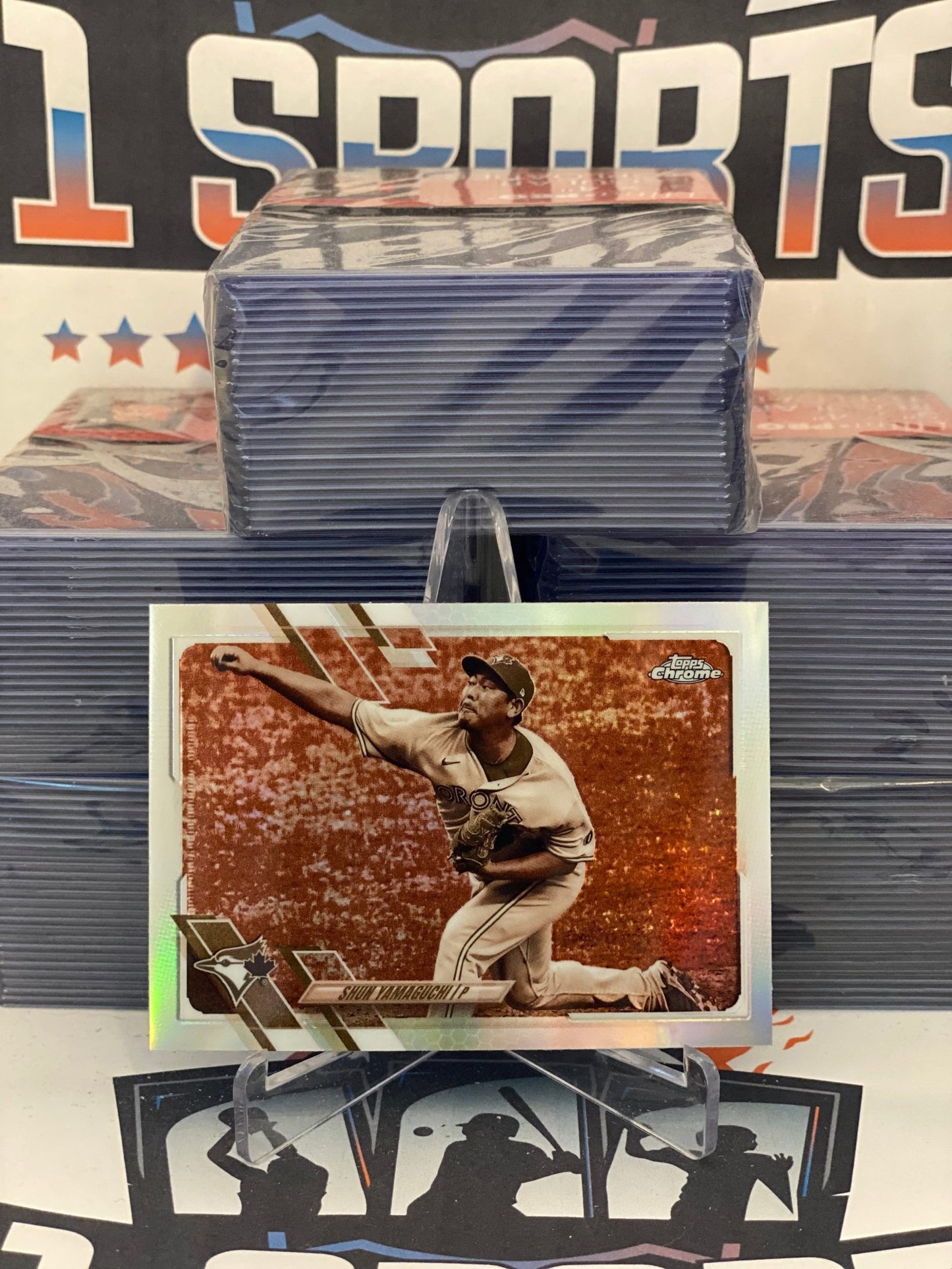 2021 Topps Chrome (Sepia Refractor) Shun Yamaguchi #15