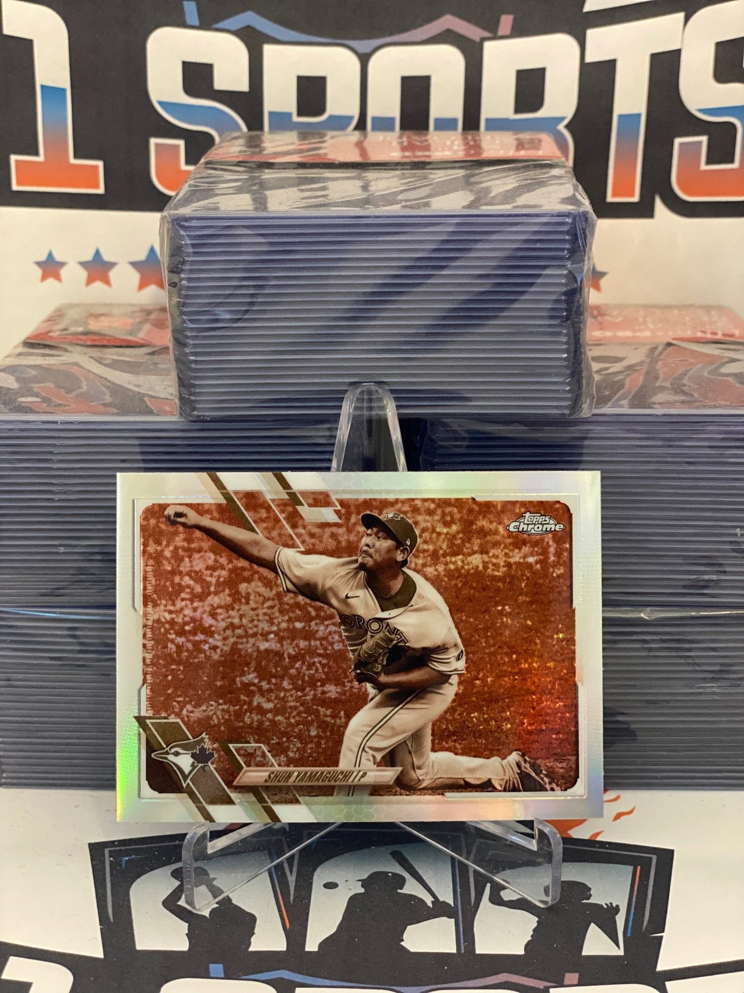 2021 Topps Chrome (Sepia Refractor) Shun Yamaguchi #15
