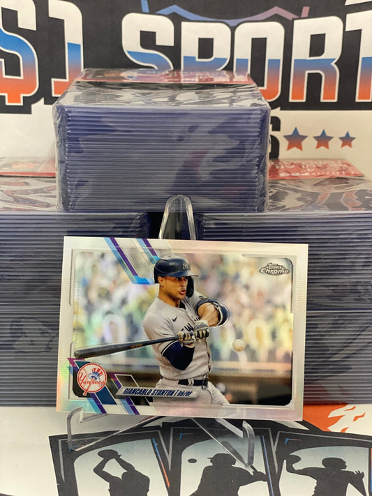 2021 Topps Chrome (Silver Prizm) Giancarlo Stanton #54