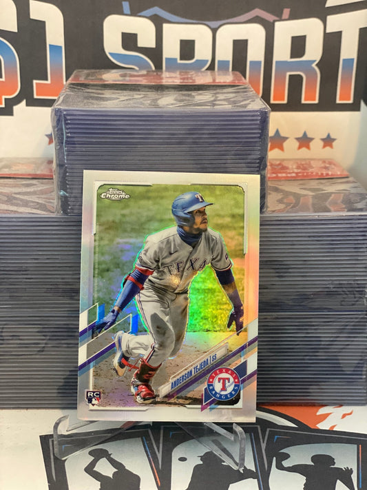 2021 Topps Chrome (Silver Refractor) Anderson Tejeda Rookie #184