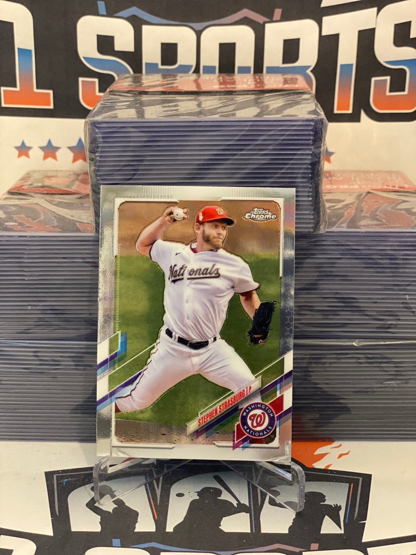 2021 Topps Chrome Stephen Strasburgh #176