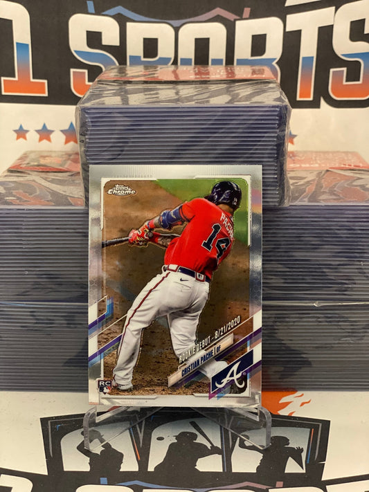 2021 Topps Chrome Update (MLB Debut) Cristian Pache #USC51